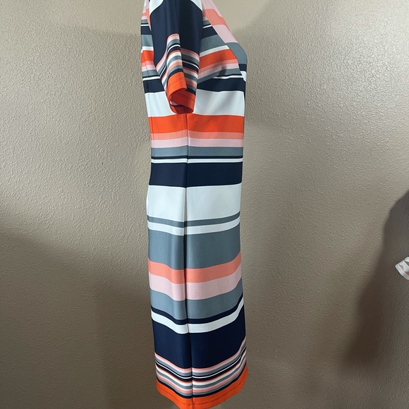 Enfocus Studios Bodycon Dress Geometric Design - Picture 3 of 12